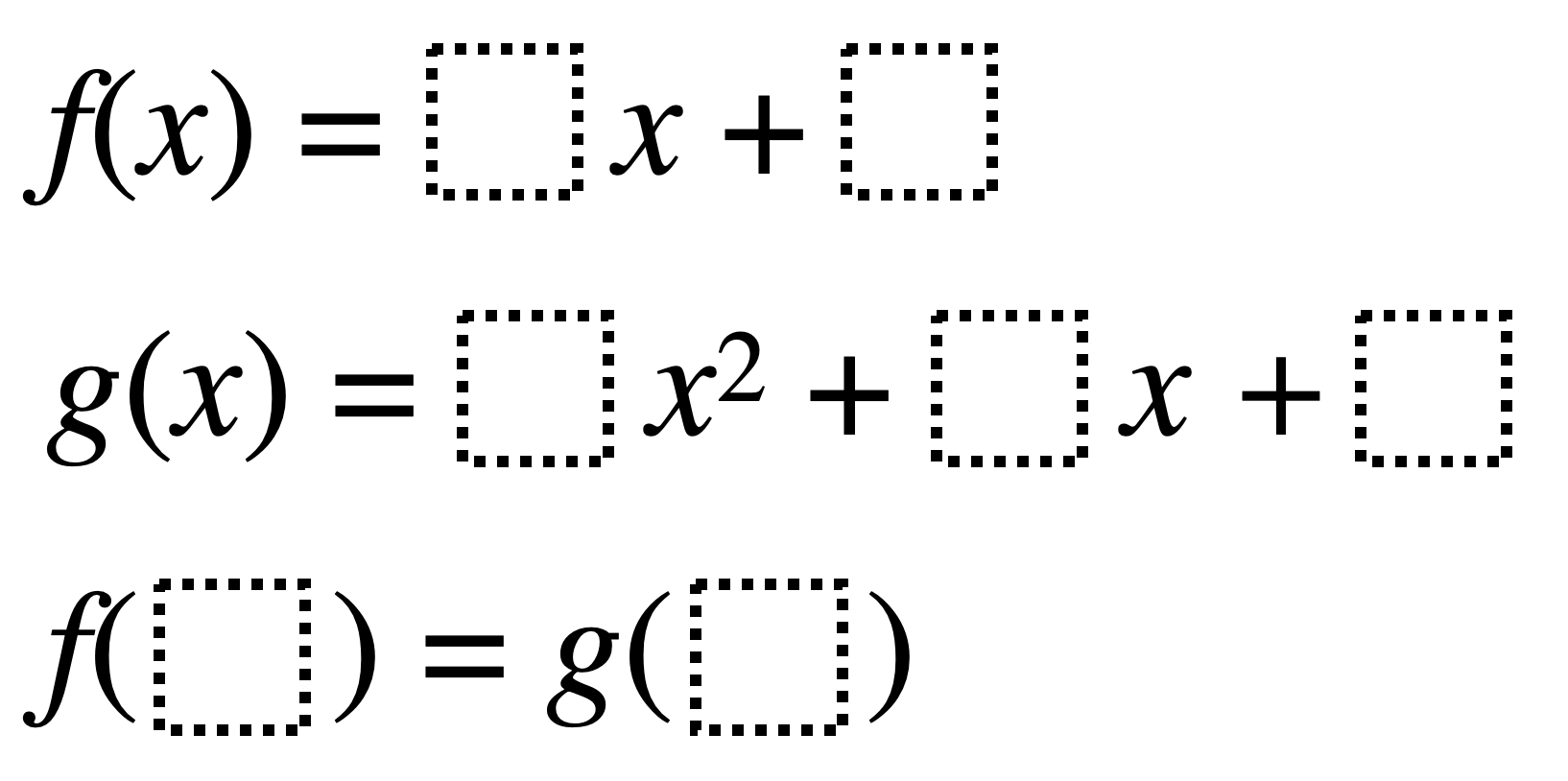 Algebra 11 Function Notation Worksheet